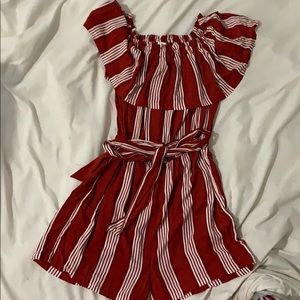 Off the shoulder playsuit